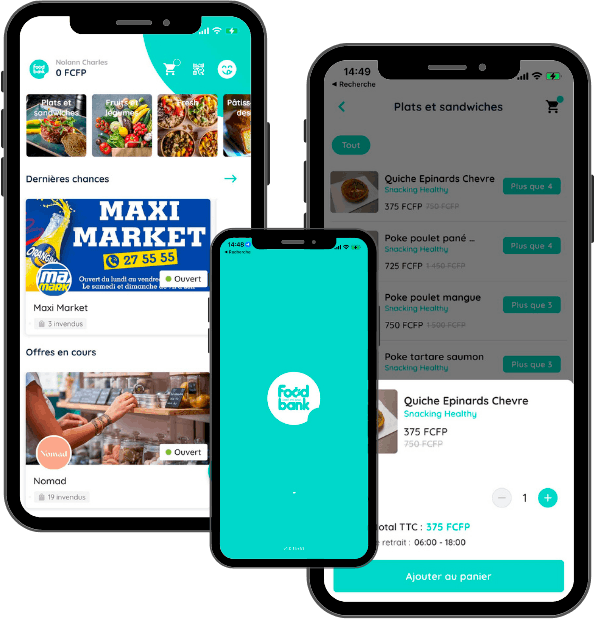 Application mobile de lutte anti-gaspillage alimentaire en Nouvelle-Calédonie