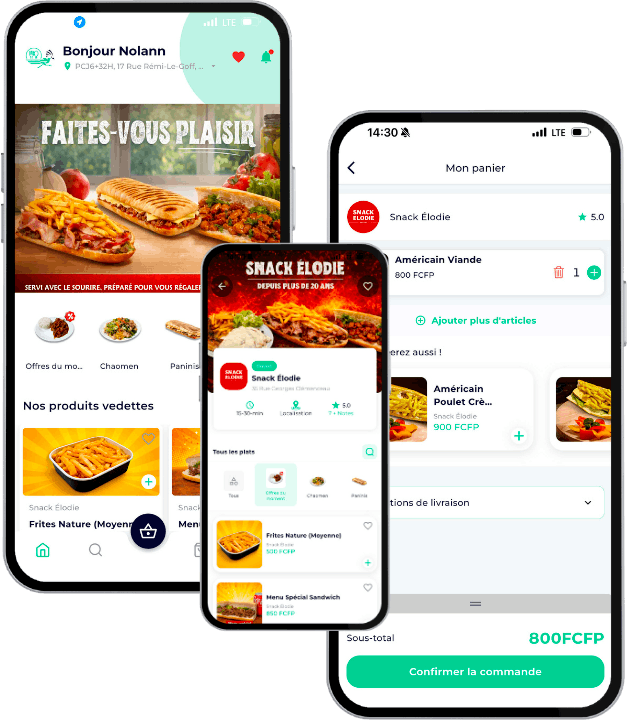 Commandez et faîtes vous livrer vos repas grâce à l'application LIV'EATS
