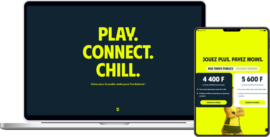 Création du site WordPress du Rivland Padel Club à Nouméa – Agence web en Nouvelle-Calédonie